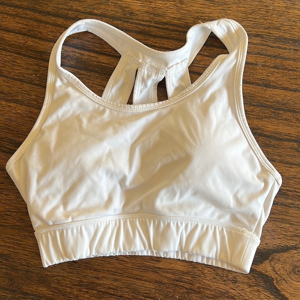 NVGTN Trio Strappy Athletic Sports Bra | color White | size XS - Picture 5 of 7